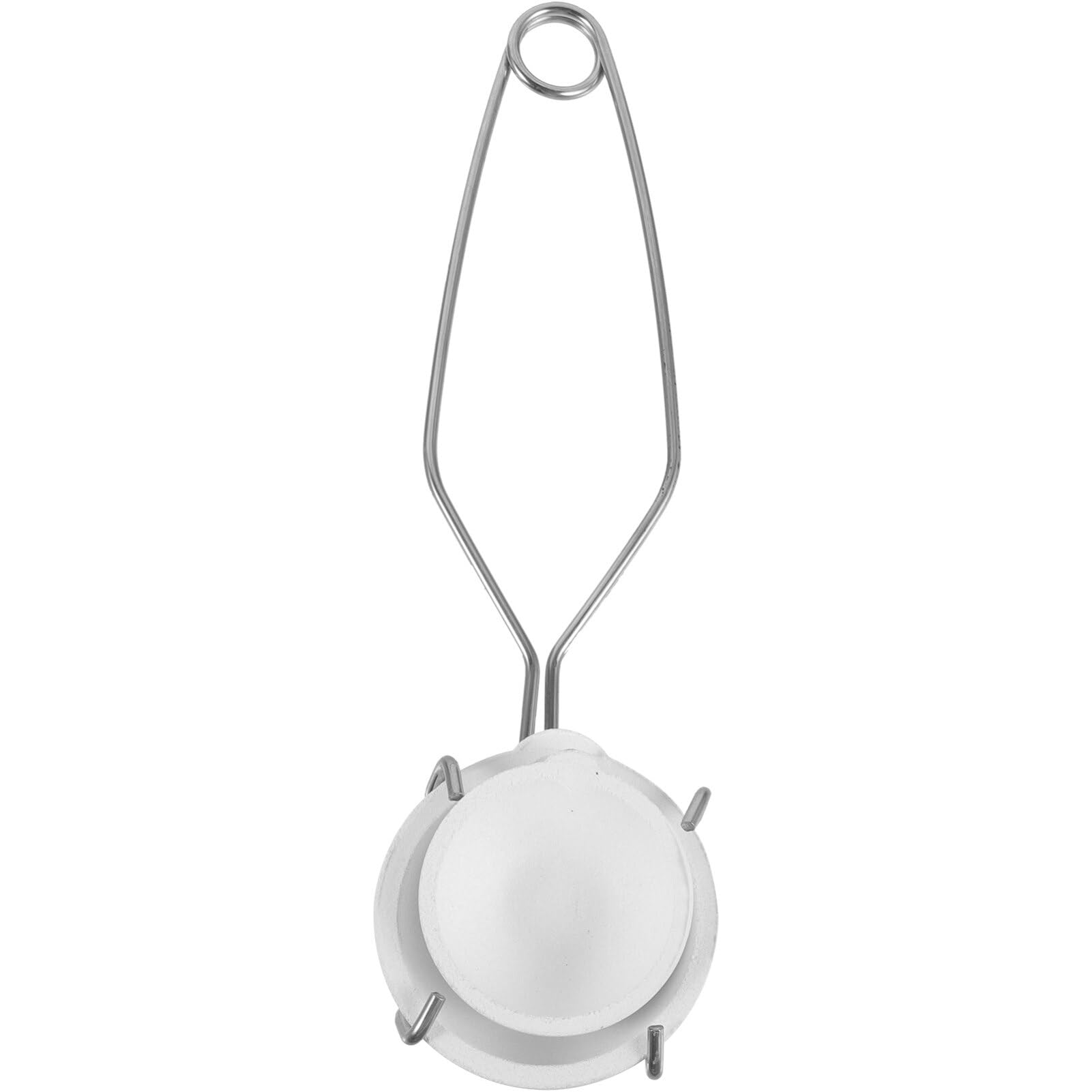 EXCEART Small Melting Ceramic Crucible Dish Cup Set with Whip Tongs Handle Melting Ceramic Crucible Set Gold Silver Copper Melting Kit