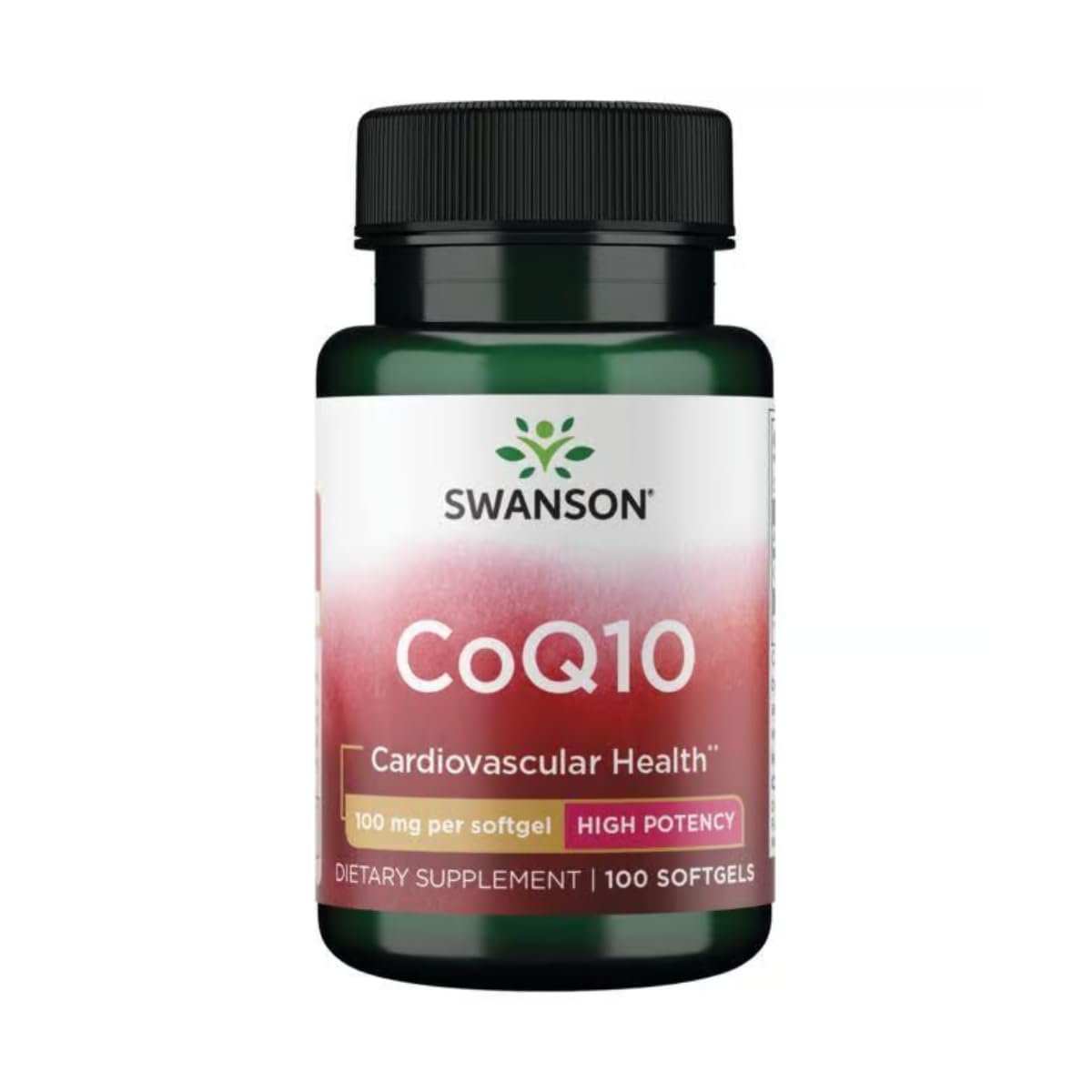 Swanson CoQ10 Coenzyme Q10 Supplement, 100 mg, 100 Softgels, 3 Pack 100 Count (Pack of 3)