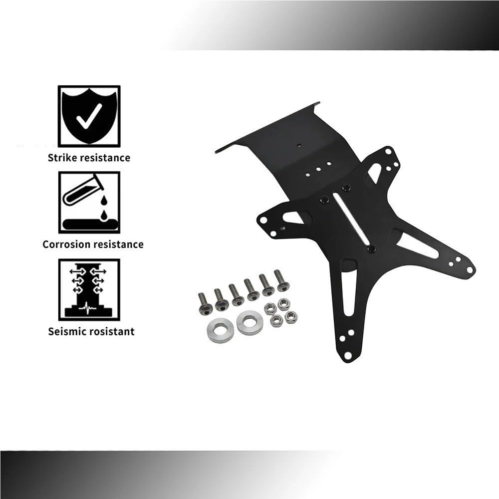 Soporte Portamatricula Soporte de matrícula Motocicleta Elimin para Fantic para Caballero para Scrambler para Rally 125 250 500