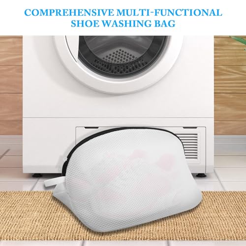Flintronic Shoes Wash Bags, 4pcs Mesh Laundry Bags with Durable Zips - Image 3
