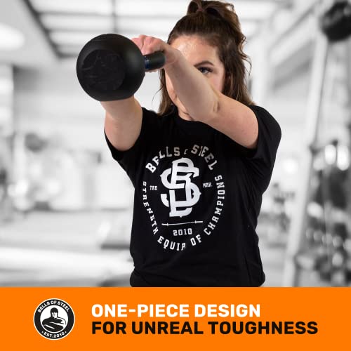 Image of Bells of Steel Powder Coated Kettlebell - Girya Weights for Commercial and Home Gym - Kettle bell for Swing, Snatch, Turkish Getup, and Other Strength Training - 14 kg