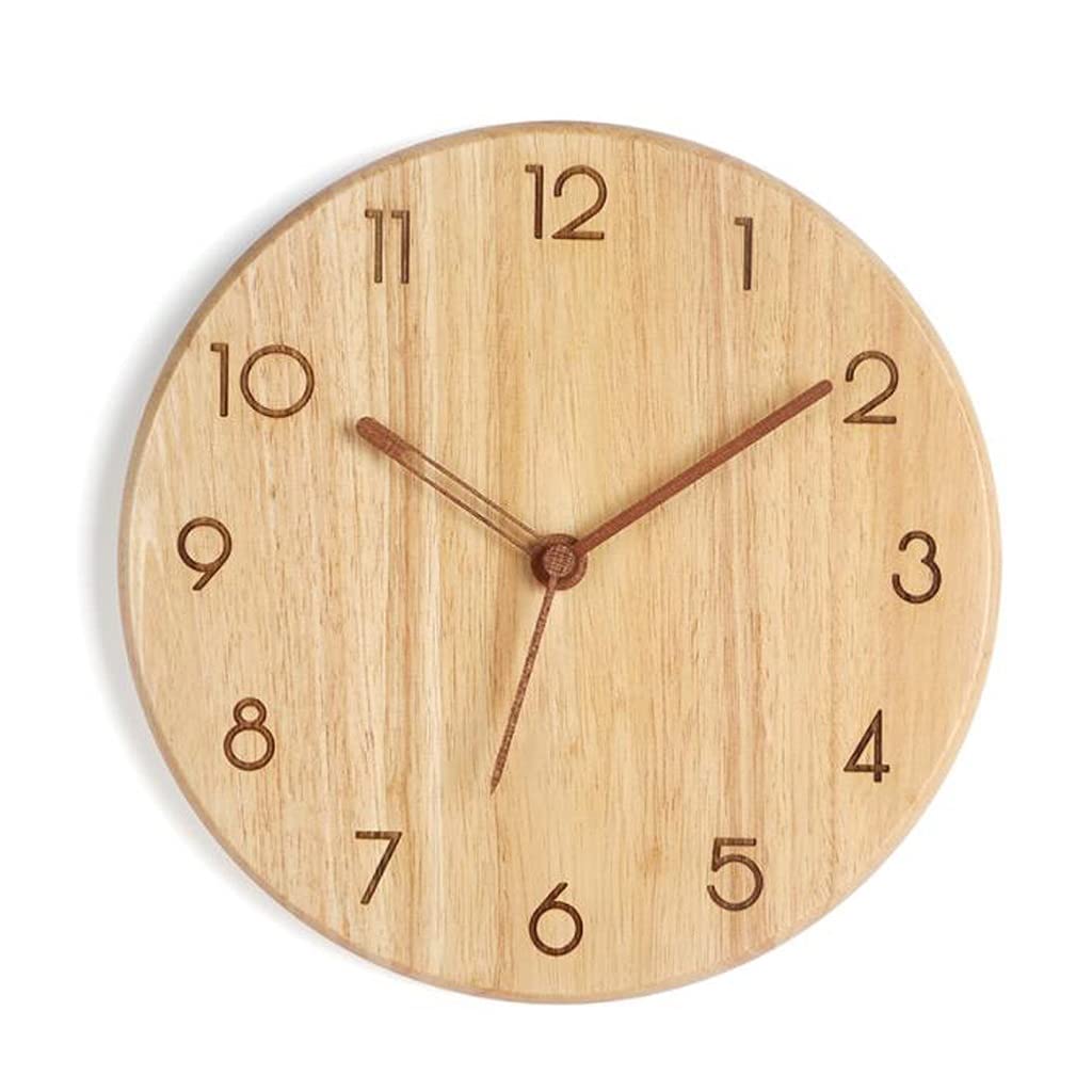 Horloge murale de salon 12 pouces modèle silencieux et électronique chic