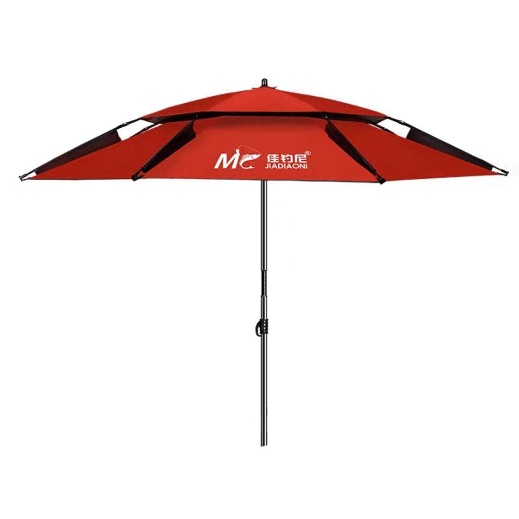 Parasol/2,4 m dwupoziomowy parasol wędkarski parasol wędkarski 2,2 m uniwersalny odporny na deszcz pogrubiony parasol składany parasol wędkarski, B (ogólnego przeznaczenia), 20m