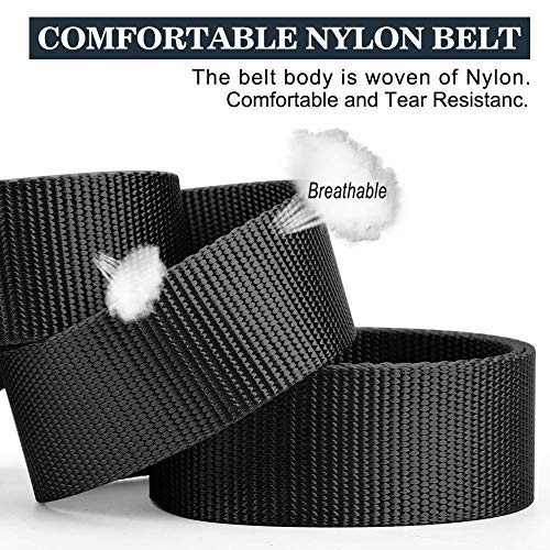 Tactical Belt,Military Style Belt, Riggers Belts for Men, Heavy-Duty Quick-Release Metal Buckle