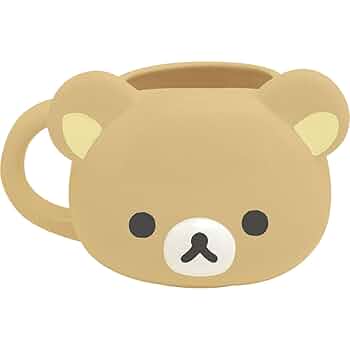 リラックマ　キーホルダー　in ミニマグカップ リラックマ × OJAGA DESIGN コラボレーションレザーアイテム新作