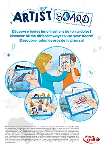 Maped Kreativ transparentes Künstlerbrett, perfekt zum Zeichnen und für lustige künstlerische Aktivitäten für Kinder ab 6 Jahren