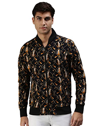 Image of Veirdo Leopard Printed Zip Up Cotton Shacket /Jacket for Men & Boys