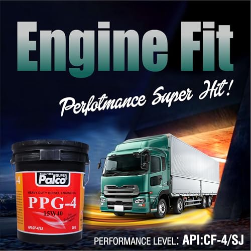 Image of PALCO PPG-4 15W40 | API:CF-4 /SJ & MB 228.1 Multigrade Engine oil for Diesel Commercial Road Transport & Off Highway Vehicles | New Generation Automotive Vehicles | 20 Litres