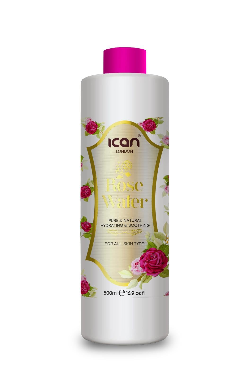 Ican London Natural Rose Water, 500ml (1)