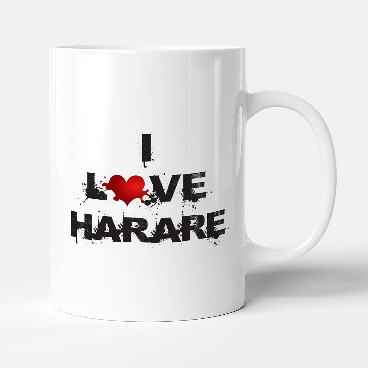 Victorian Printing Company - I Love Capital Cities Mug - Harare, Ceramic, 11fl.oz.