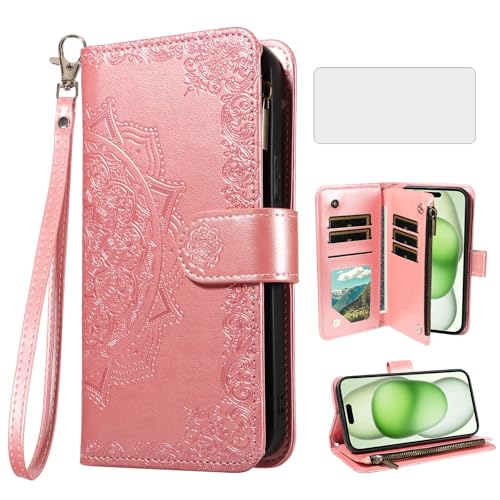 Coque iPhone 15 Plus anti-rayure avec verre trempé contre les chutes