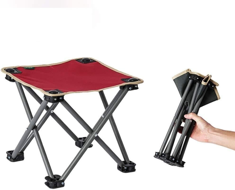 Gardening Work Seat Small Folding Camping Stool,Portable Seat,Adult Outdoor,with Carry Bag,for Fishing Hiking Gardening Beach(Blue*2pcs)