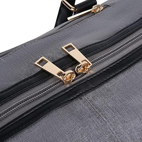 Weekender bags for women with shoe compartment overnight travel bag carry on, tote hospital for labor and delivery personal item travel womens duffel bag for airplanes large over night( Gray+Black) 5 Weekender bags for women with shoe compartment overnight travel bag carry on, tote hospital for labor and delivery personal item travel womens duffel bag for airplanes large over night( Gray+Black)