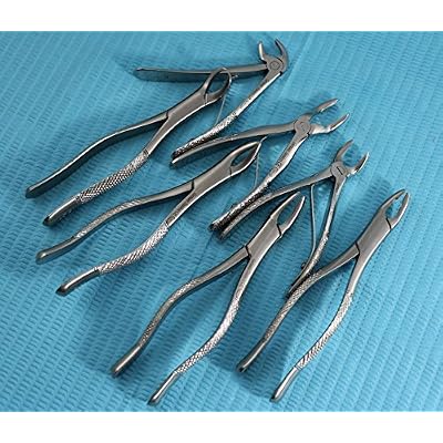 Pedo 7 German Stainless Steel Dental EXTRACTING Extraction Forceps Dental