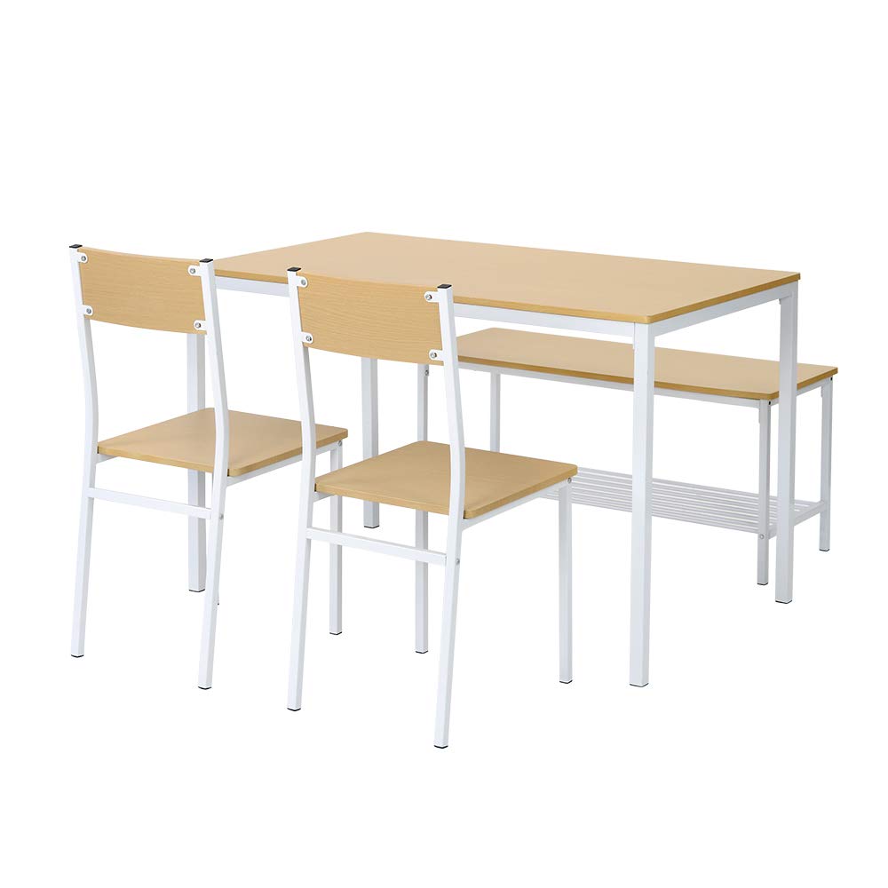 ダイニングテーブル4点セット 木製 ダイニングテーブルセット 幅120 4人掛け 5点セット コンパクト 木製