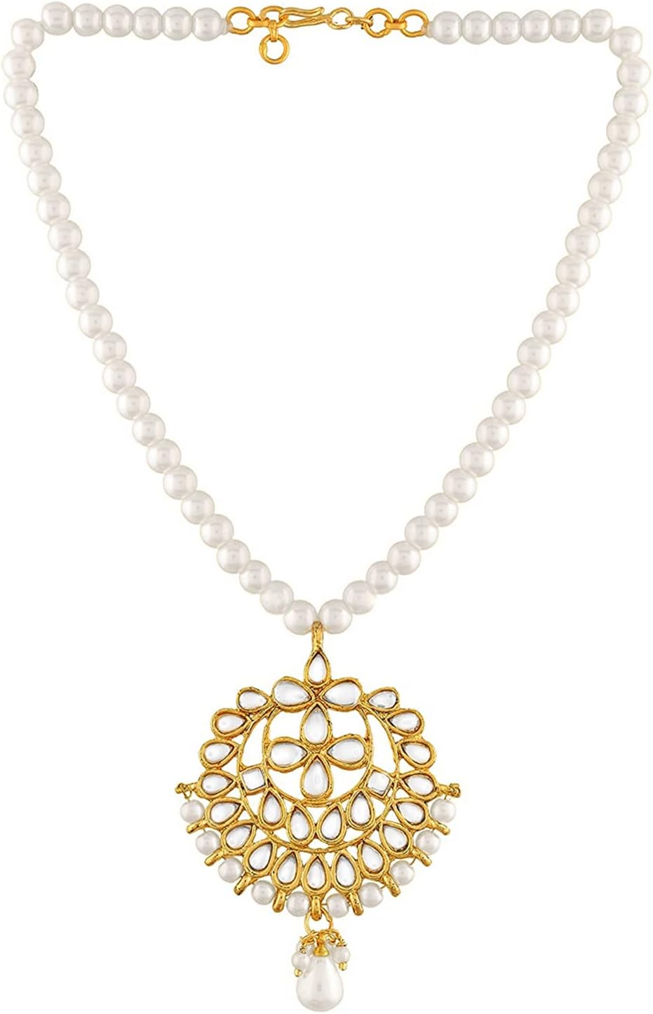 Aheli Necklace Pendant & Earrings Set Ethnic Fashion Jewelry for Women