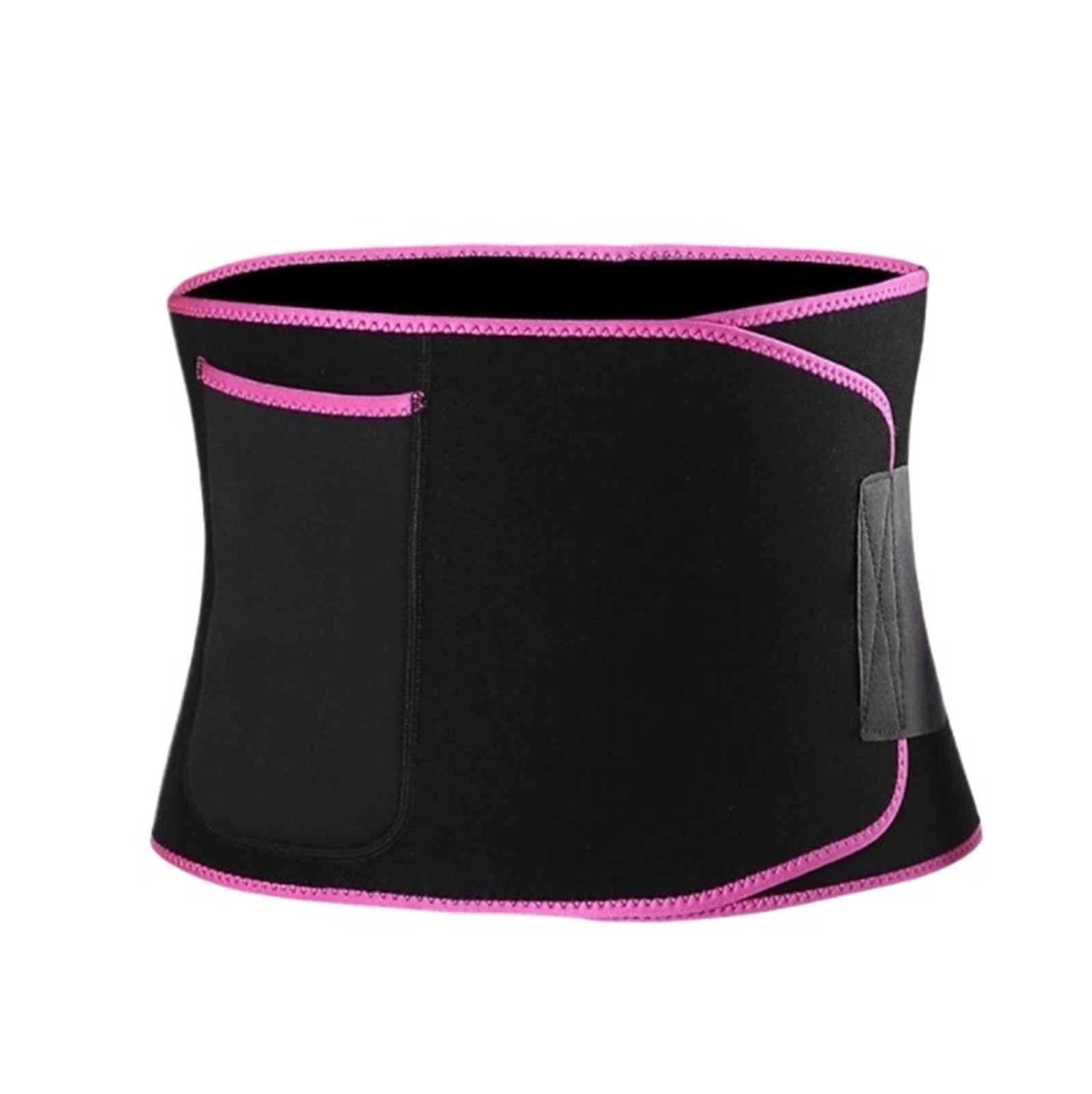 Ceinture Lombaire Réglables Ceinture De Fitness Unisexe, Corset D'entraînement Taille, Sauna, Abdominale Travail Universel(Rosa,M)