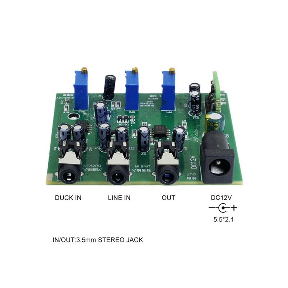Audio Ducking Voiceover Ducking Circuit Module f¨¹r Gewerbliche Paging-Sound-Systeme