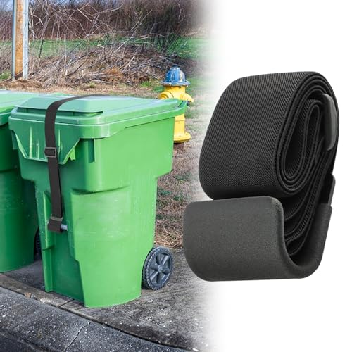 Lvoertuig 22368565 1Pcs Trash Can Lid Locks,Universal Trash Can Lock Belt, Garbage Can Locks For Animals, Outdoor Bear Proof Trash Can Strap thumb #5