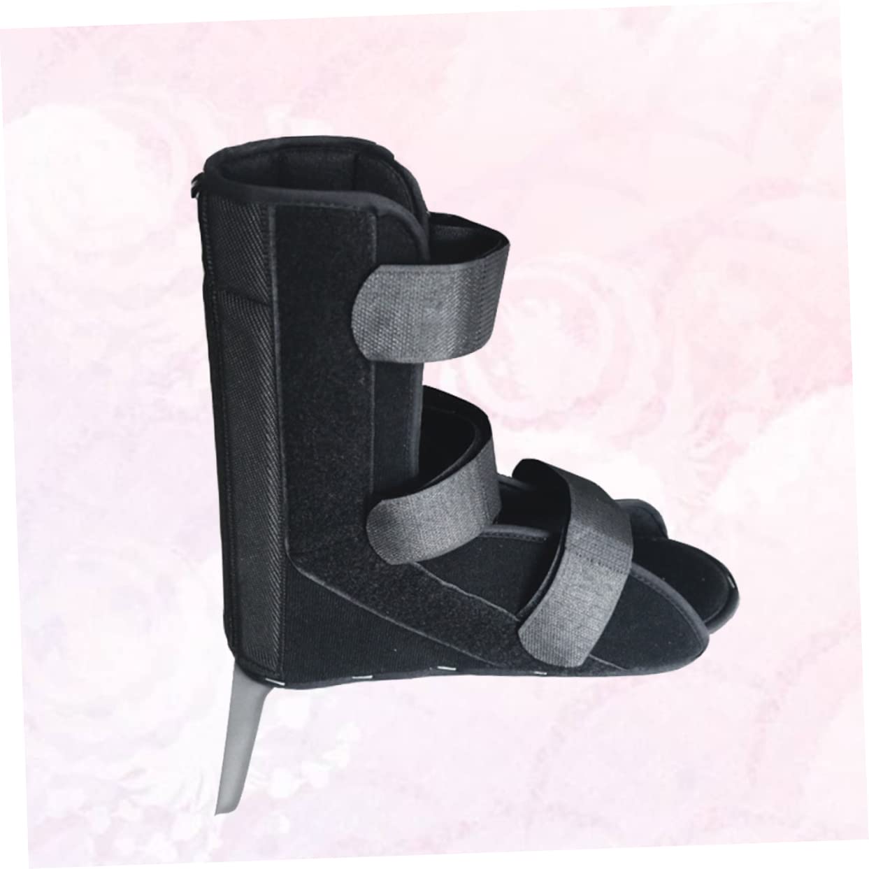 Beavorty Breathable Ankle Fixed Shoes for Sprain Soft Foot Stabiliser Boot -rotation Design Support for Ankle Joint Rehabilitation s Black