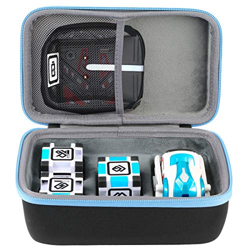 co2crea Hard Storage Case for Anki Robot/Anki Cozmo/Cozmo Collector's Edition Robot (Not for Anki Vector Robot) (Black Case + Blue Zipper)