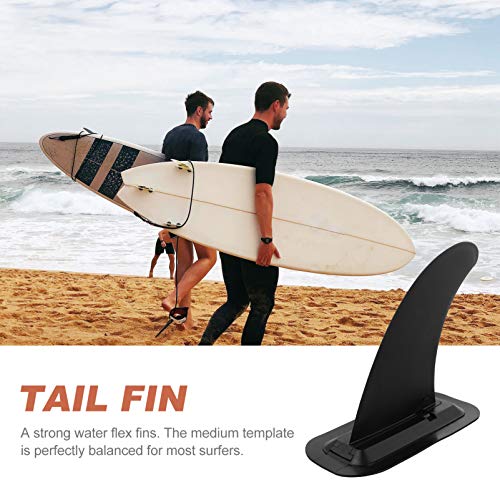 BESPORTBLE Barbatanas de plástico para prancha de surfe para prancha de surf única para prancha de s
