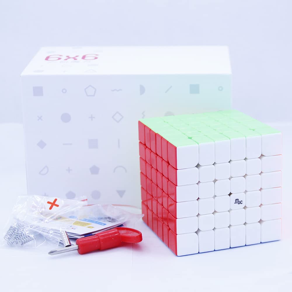 BukefunoBukefuno Yongjun MGC 6x6 M Magnetic Speed Puzzle Cube YJ MGC 6x6x6 M Magic Cube Magnetic Stickerless