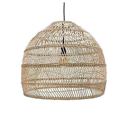 Suspension en rotin vintage pour couloir et cuisine