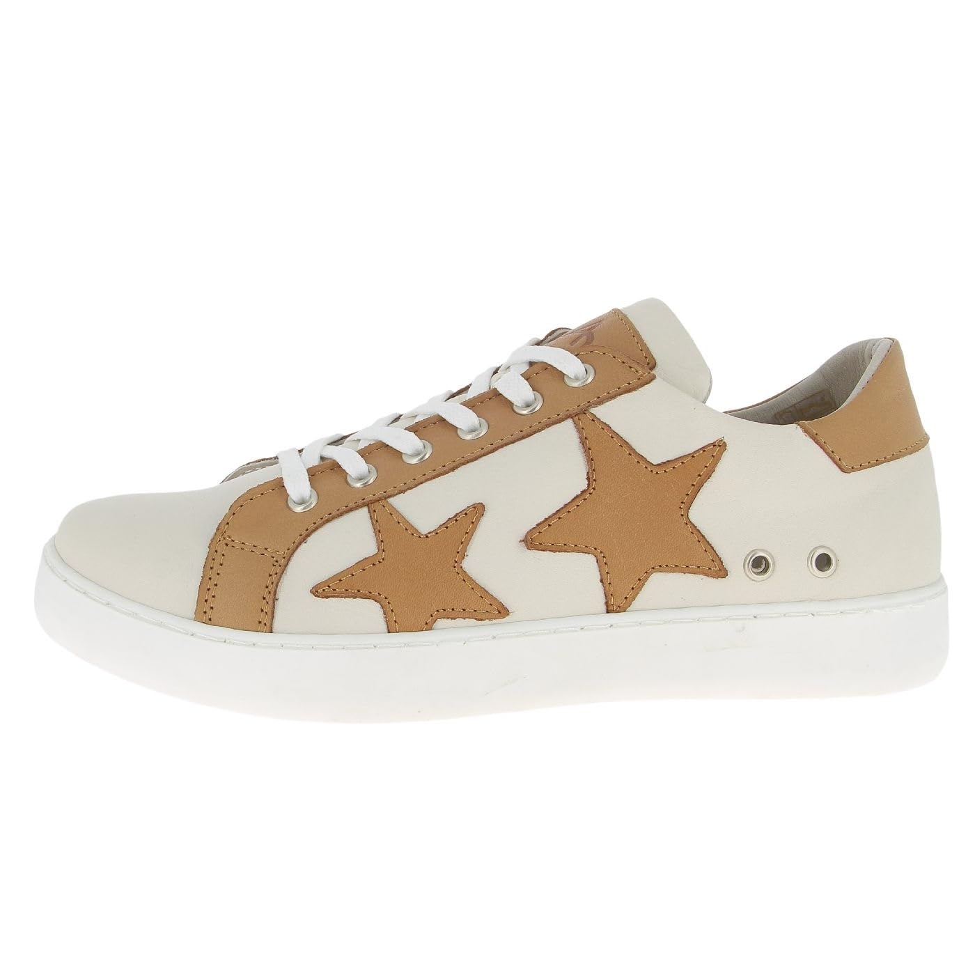 Andrea Conti Women's Damen Low Top Sneaker, Creme Brandy, 7.5 UK