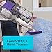BLACK+DECKER Pet Hair Vacuum, Cordless Vacuum Cleaner Pet Hair, Up to 55 Minutes of Runtime, Interchangeable Floorhead, Maximum Suction, Multi-Surface, Light Weight, Powerseries Extreme (BSV2020P)