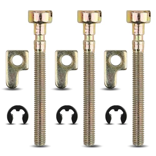 Haishine Vis Tendeur de Réglage Chaîne de Barre 3 Pcs Kit pour Husqvarna 36 41136 136LE 141 141LE 137 137E 142 142E 235 240 Remplacement Pièces de Tronçonneuse