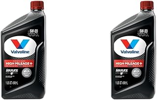 Valvoline High Mileage 150K with Maxlife Plus Technology Motor Oil SAE 5W-20 1 QT (Pack of 2)