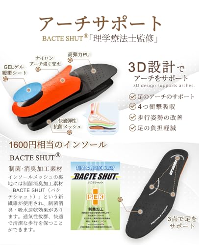 Poerkan 走れる ビジネスシューズ メンズ 超軽量 ビジネス スニーカー 革靴 制菌 消臭 アーチサポート インソール 疲れにくい ウォーキング ドレスシューズ の商品画像 2