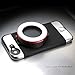 Ztylus LED Ring Light Attachment for Ztylus Smartphone Cases - Retail Packaging - Red/Black