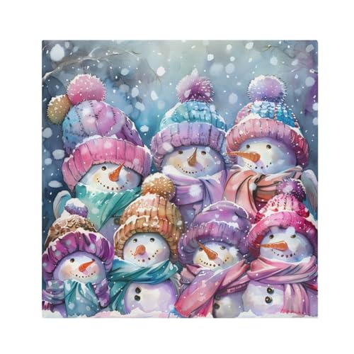 Servilletas de tela multicolor 20x20 pulgadas pack de 6 miniatura 1