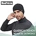 Bodvera Mens Winter Beanie Hat Warm Knit Cuffed Plain Toboggan Ski Skull Cap (3 Patterns)