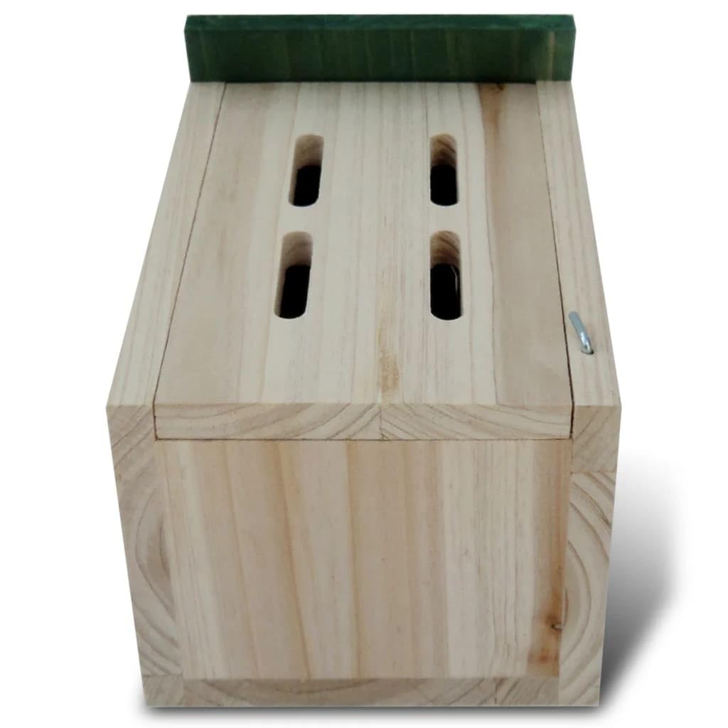 Set di 4 casette per farfalle, 14 x 15 x 22 cm, in legno resistente alle intemperie, per giardino, balcone, terrazza, esterno, hotel per insetti naturale, con funzione di protezione e aiuto