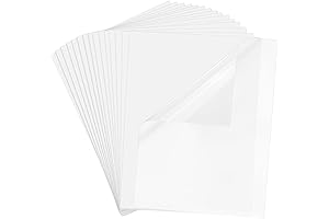 Transparent Printable Sticker Paper - Crystal Clear for Easy Customization and Labeling