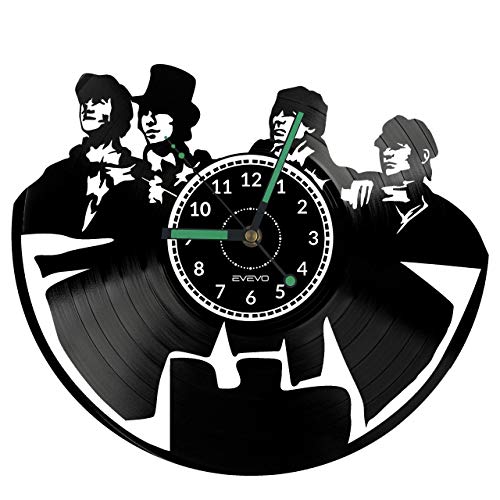 EVEVO The Beatles Disque Vlnyle Disques Vinyliques Horloges Murales Vinyle Record Mur l’horloge Créatif Classique… - Les Beatles, Paul McCartney, John Lennon, RIngo Starr, George Harrison EVEVO The Beatles Disque Vlnyle Disques Vinyliques Horloges Murales Vinyle Record Mur l'horloge Créatif Classique… – Image 4