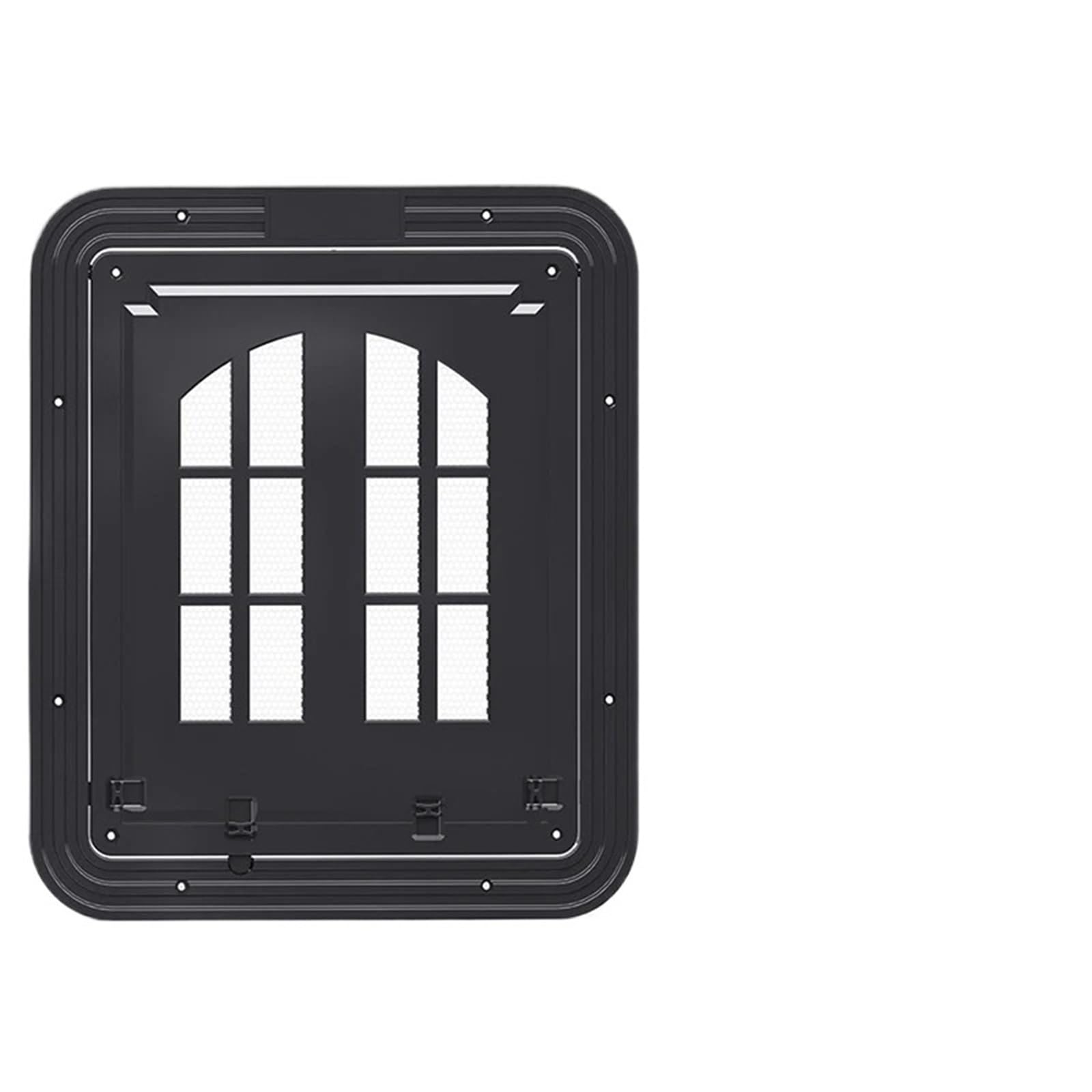 Dog Screen Door Cats Screen Pet Opening For Magnetic Self-Closing For Dogs(Black,Small)