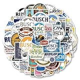 55pcs Beer Stickers Pack, Aesthetic Vinyl Waterproof Decals for Water Bottle,Laptop,Phone,Skateboard,Scrapbooking,Bumper Decor for Fans for Party Supply Decor