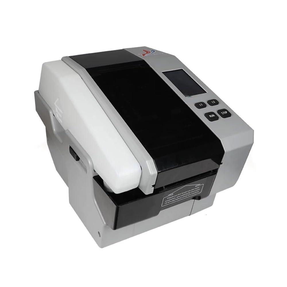 Dispenser Automatico di Nastro attivato dall'acqua, Macchina per Nastro gommato Kraft Touch Screen con 12 preimpostazioni e Serbatoio da 1350 ml