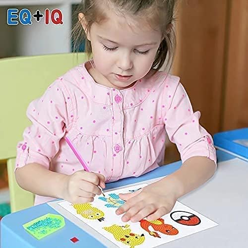 Diamond Painting Kits for Kids - 5D Diamond Painting Stickers Easy to DIY,Creative Diamond Art Mosaic Sticker Craft by Numbers Kits for Kids and Adult Beginners (12Pcs) 3 519u8MbLbSL. AC