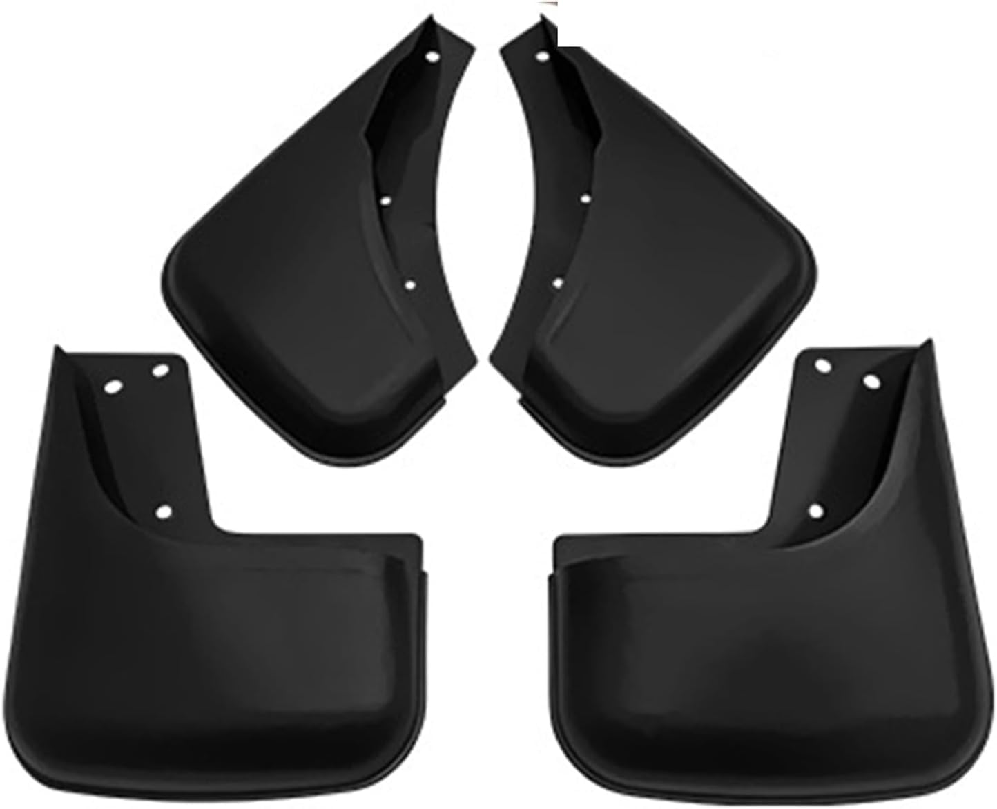 RSCBB 4 Pcs Car Mud Flaps Splash Guards for Volkswagen Santana 2004-2012, Easy Installation Mudguards Front Rear Mud Flaps Splashproof Waterproof Car Accessories, 2007-2012