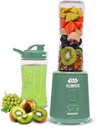 Liquidificador Individual Mallory Grogu - 2 Copos: 400ml e 600 ml, 300W de potência, Pés antiderrapantes, Comprimento do cabo de 122cm - 220V