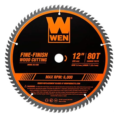 WEN BL1280 12-Inch 80-Tooth Saw Blade Cover