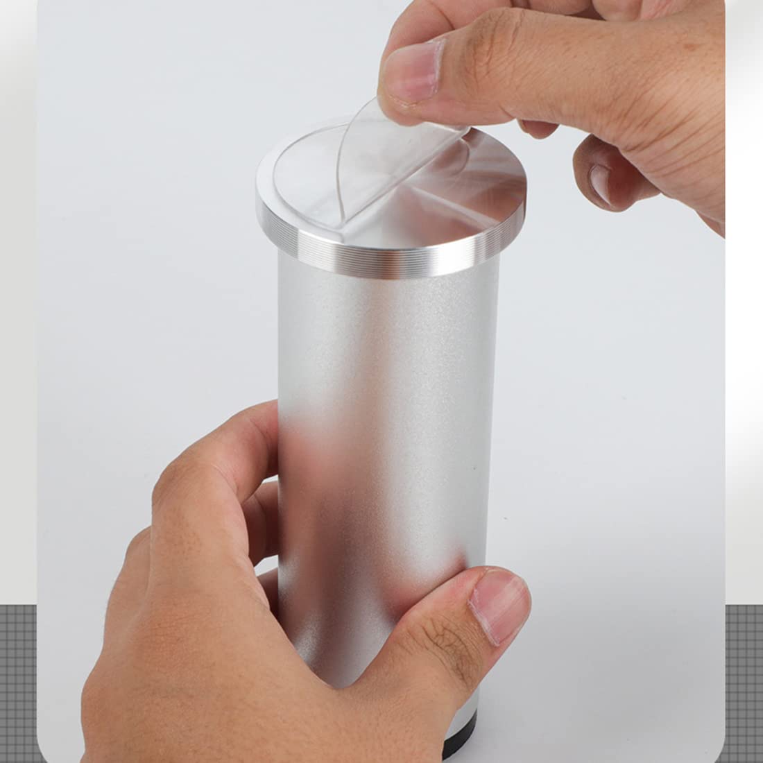 Patas de mesa ajustables de aleación de aluminio, 4 patas de metal sin perforaciones, patas de soporte para muebles de baño (color aluminio de 40 cm)