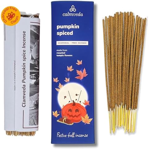 Calmveda Pumpkin Spice Incense Sticks Cover