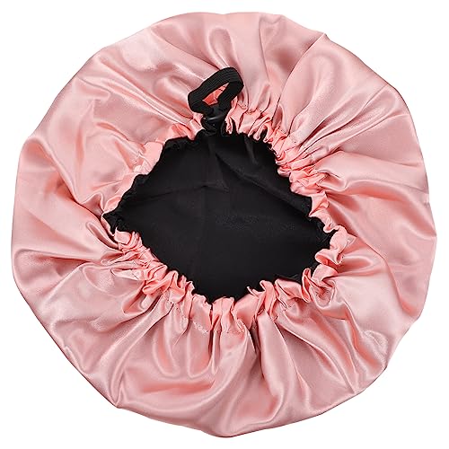 EPIGEIST Sombrero elástico Gorro de Seda para Cabello Femenino Cubierta Noche Dama Cubrir Envoltura Borde Dormir Gorro de Pelo Largo materno Sombrero Adulto Diadema de Mujer 100% poliéster