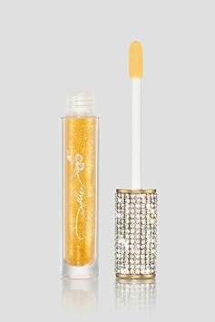 Dolly Beauty Hi-Gloss Lips - Non-Sticky Lip Gloss - Moisturizing for Everyday Use - Pocket Friendly, Blendable & Layerable - Vegan & Vitamin E-Enriched - Gold Dust